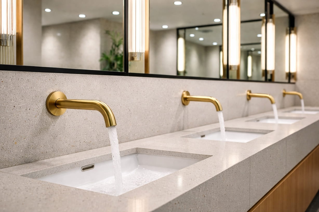 Commercial bathroom